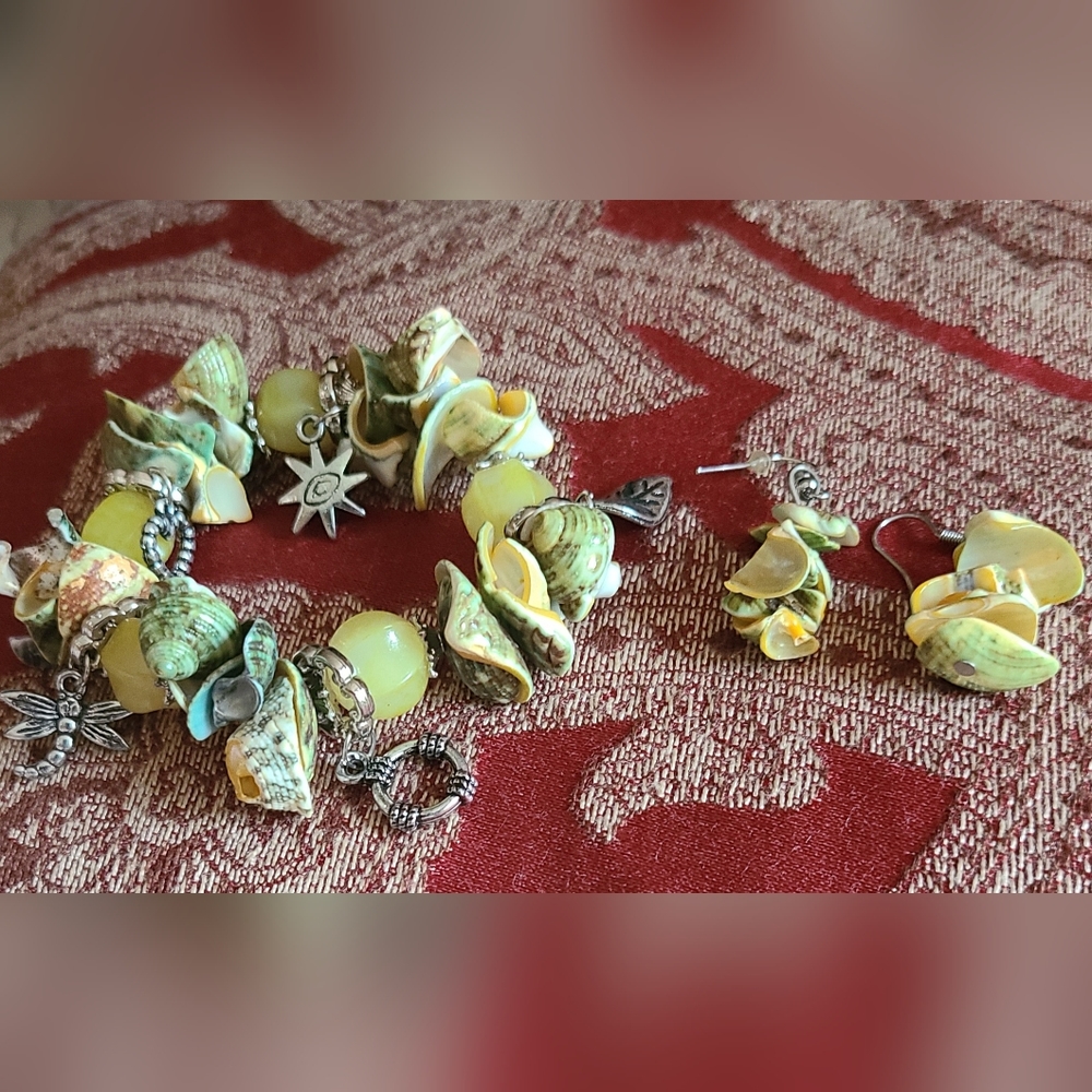 Mixed media bracelet